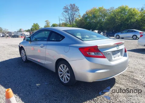2012 Honda Civic Ex z USA, uszkodzony, nr VIN 2HGFG3B8XCH540323